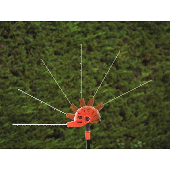 Black & Decker PH5551-QS sähköpensasleikkuri, 550 W, 51 cm, teleskooppivarsi