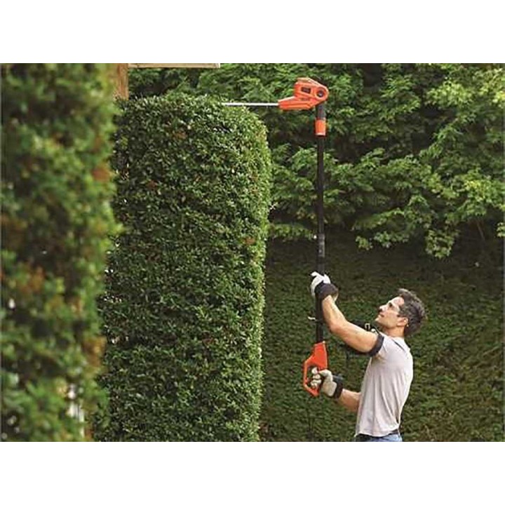 Black & Decker PH5551-QS sähköpensasleikkuri, 550 W, 51 cm, teleskooppivarsi