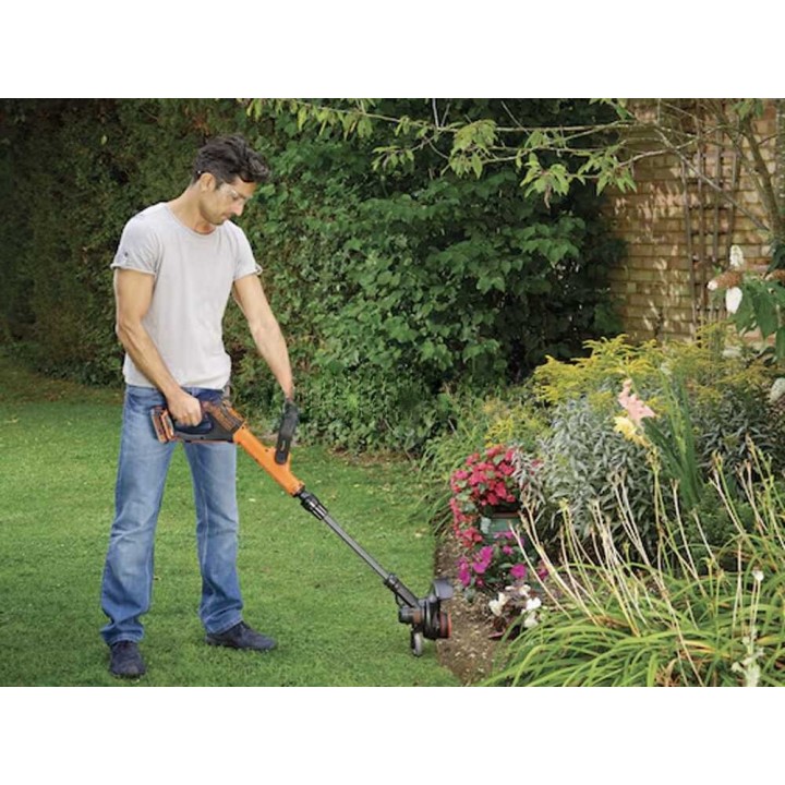 Black & Decker STC1820EPC-QW akku-ruohotrimmeri, 18 V, 2 Ah, 28 cm