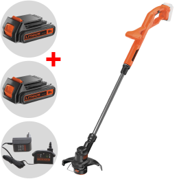 Black Decker ST182320 QW akkutrimmeri 18 V 2 Ah 25 cm