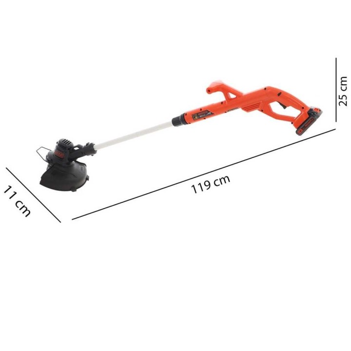 Black & Decker ST182320-QW akkutrimmeri, 18 V, 2 Ah, 25 cm