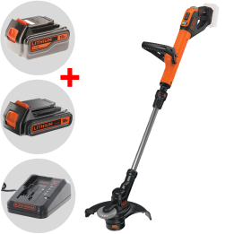 Black Decker STC1840EPC QW akkuruohotrimmeri 18 V 4 Ah 30 cm