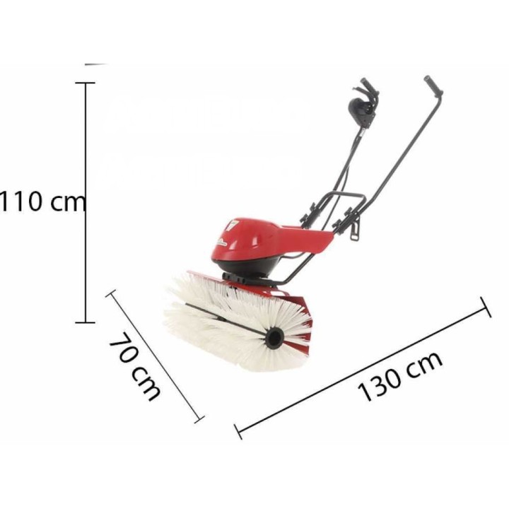 Eurosystems Sandy sähköinen rullaharja synteettiselle nurmelle, 60 cm, 900 W