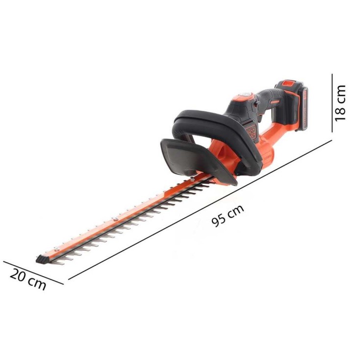 Black & Decker GTC18502PC-QW akkupensasleikkuri, 18 V, 50 cm