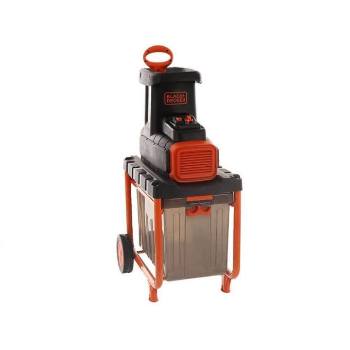 Black & Decker BEGAS5800-QS sähköinen oksasilppuri, 2 800 W, tela ja keräysastia