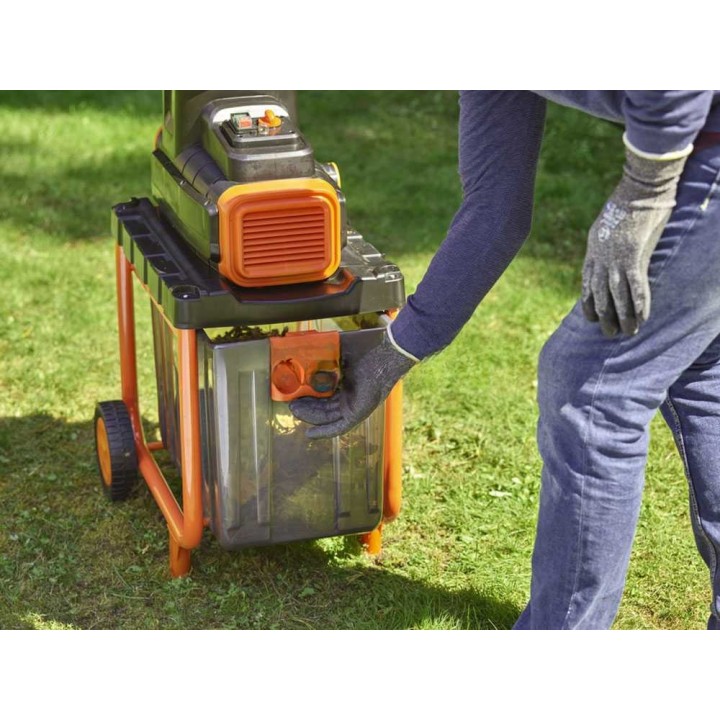 Black & Decker BEGAS5800-QS sähköinen oksasilppuri, 2 800 W, tela ja keräysastia
