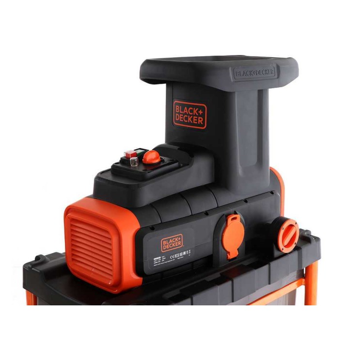 Black & Decker BEGAS5800-QS sähköinen oksasilppuri, 2 800 W, tela ja keräysastia