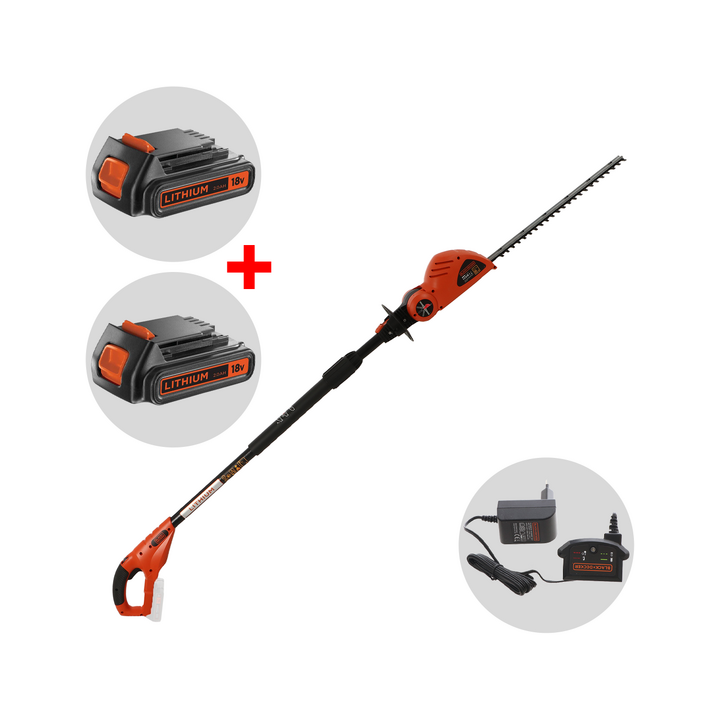 Black Decker GTC1843L20 QW pensasleikkuri 18 V 43 cm jatkovarsi