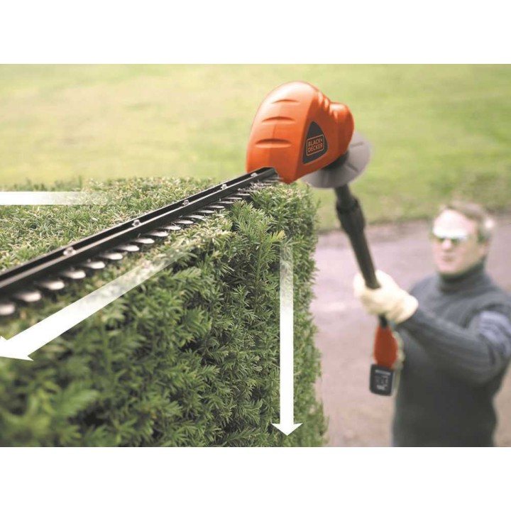 Black & Decker GTC1843L20-QW pensasleikkuri, 18 V, 43 cm, jatkovarsi