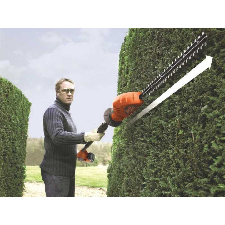 Black & Decker GTC1843L20-QW pensasleikkuri, 18 V, 43 cm, jatkovarsi