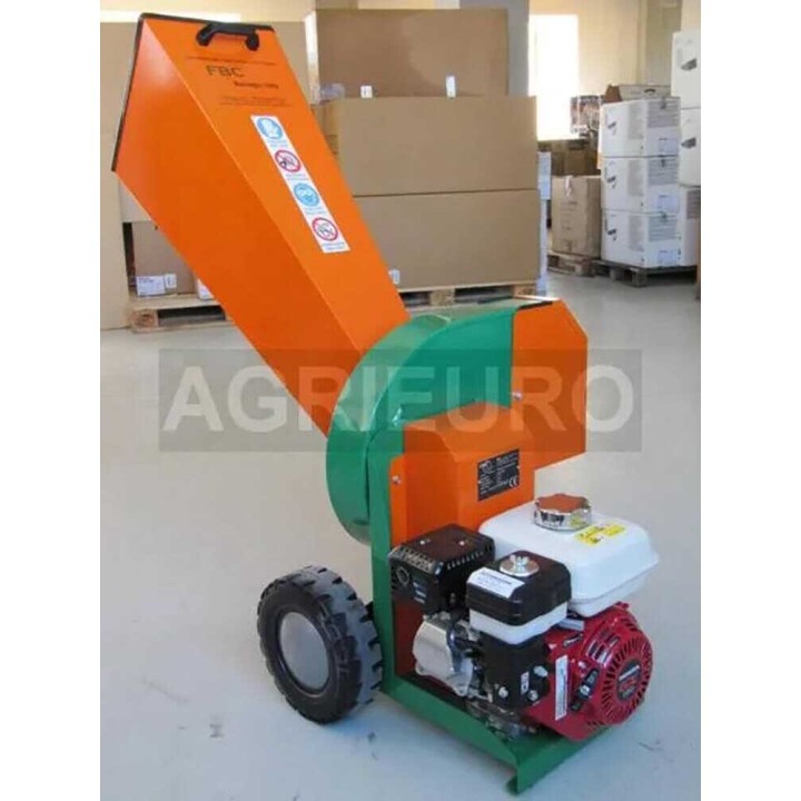 FBC BIO.S2.55H biomurskain oksille, Honda GX 160, 6 HP, 50 mm