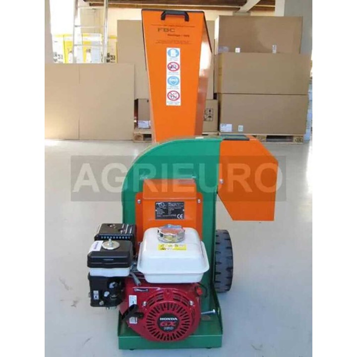 FBC BIO.S2.55H biomurskain oksille, Honda GX 160, 6 HP, 50 mm