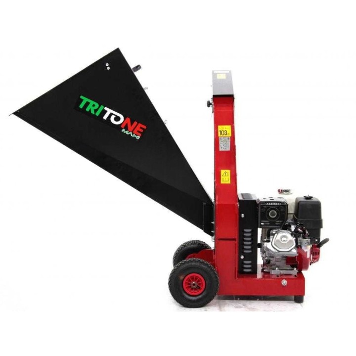 Ceccato Tritone Maxi -biotrituratore, Honda GX 390, 13 HP, 70 mm
