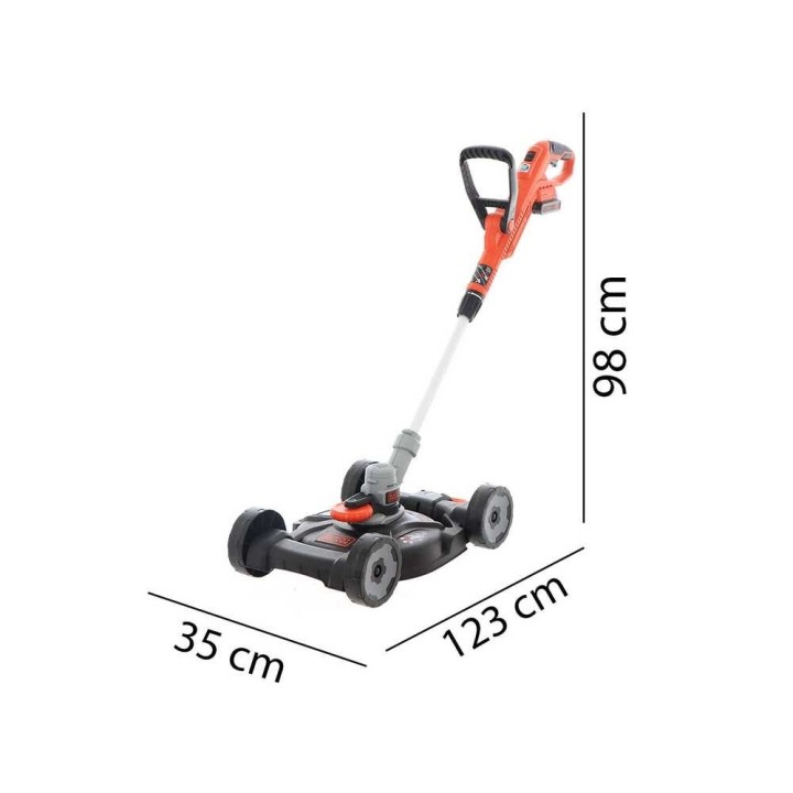 Black & Decker STC1820CM-QW akkukäyttöinen viimeistelyleikkuri, 18 V, 2 Ah