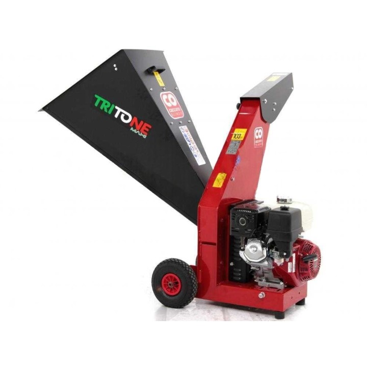 Ceccato Tritone Maxi -biotrituratore, Honda GX 390, 13 HP, 70 mm