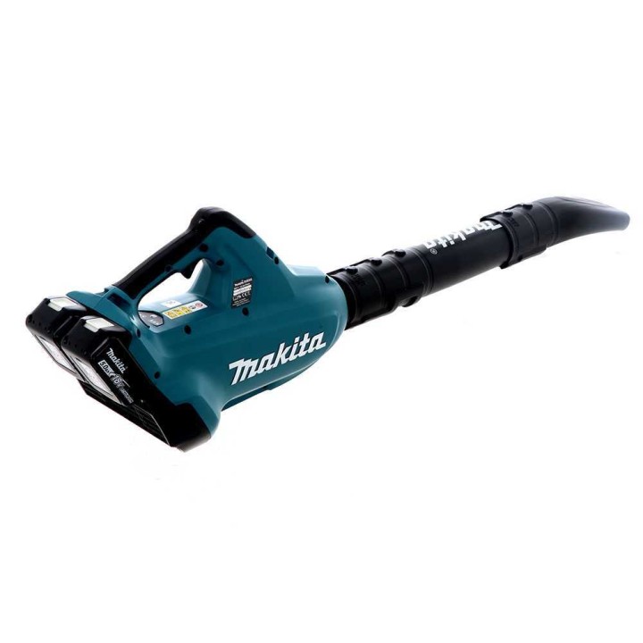 Makita DUB362Z akkukäyttöinen puhallin, 36 V, 2 × 5 Ah, kaksoislaturi
