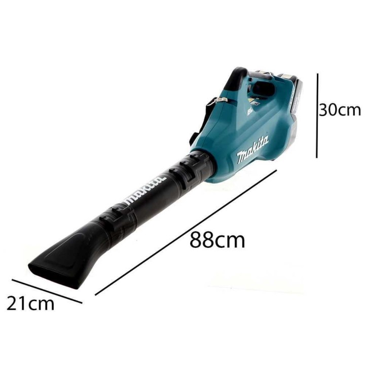 Makita DUB362Z akkukäyttöinen puhallin, 36 V, 2 × 5 Ah, kaksoislaturi