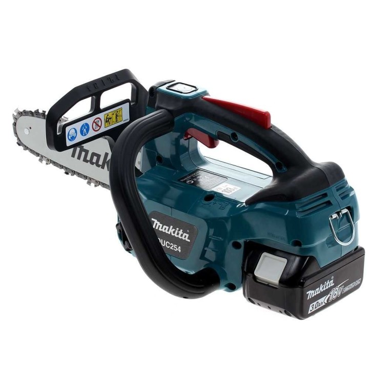Makita DUC254 akkuketjusaha, 18 V, 3 Ah, 25 cm alijaartialla