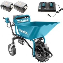Makita DCU180 akkukäyttöinen kuljetuskottikärry 2 18 V 5 Ah 130 kg
