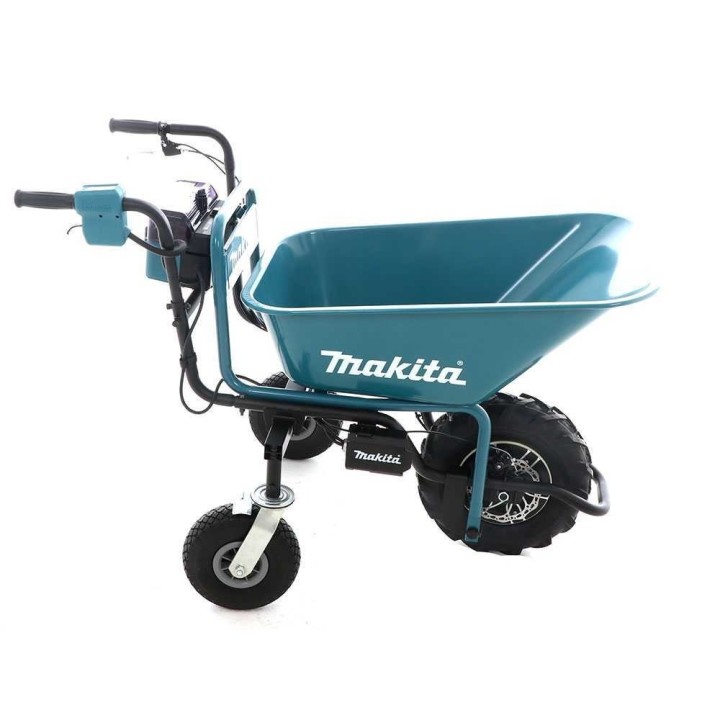 Makita DCU180 akkukäyttöinen kuljetuskottikärry, 2 × 18 V 5 Ah, 130 kg