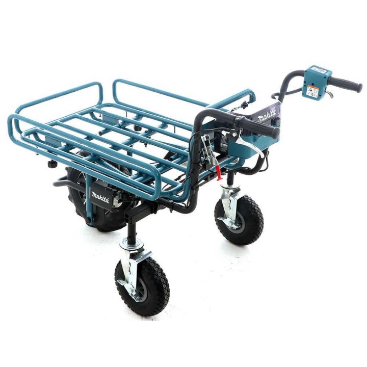 Makita DCU180 akkukäyttöinen moottorikottikärry, 2 × 18 V 5 Ah, 130 kg