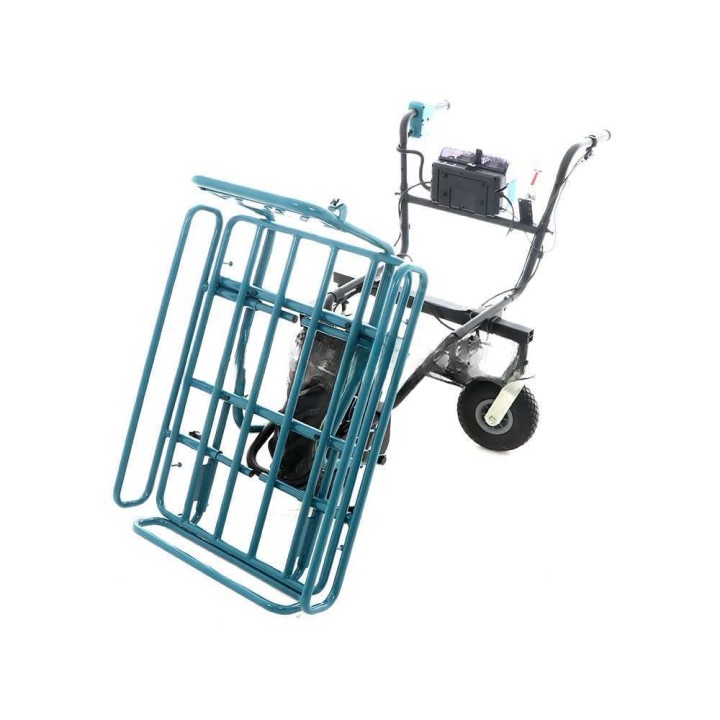 Makita DCU180 akkukäyttöinen moottorikottikärry, 2 × 18 V 5 Ah, 130 kg