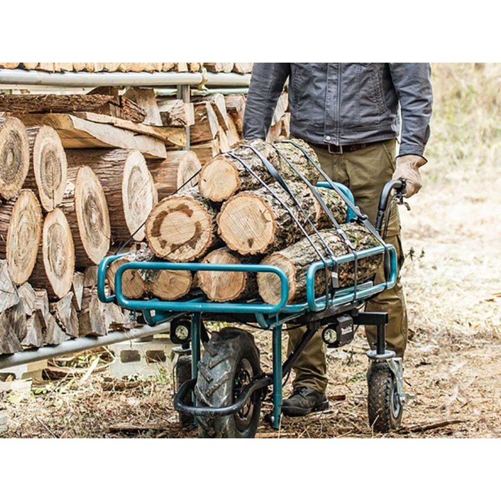 Makita DCU180 akkukäyttöinen moottorikärry, 36 V, ilman akkuja ja laturia