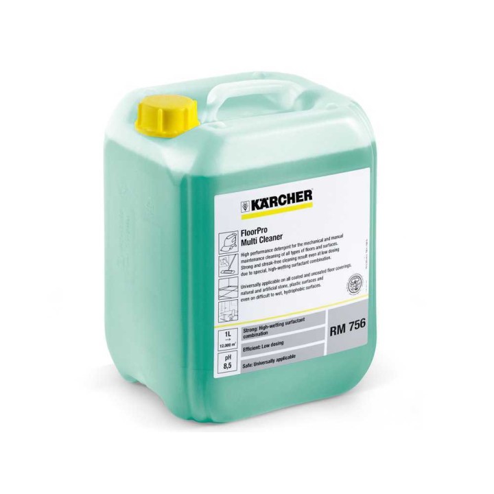 RM 756 FloorPro yleispuhdistusaine lattianpesukoneille, Karcher