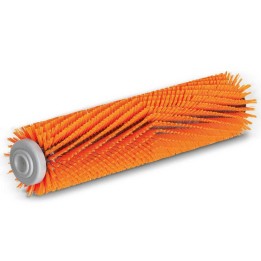 Oranssi harjarulla keskikova kova 300 mm 1 kpl