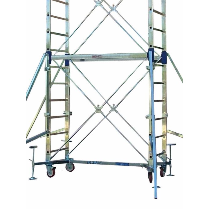 Marchetti ULYSSE siirrettävä alumiinityöteline, 75 × 180 cm, enintään 7,10 m