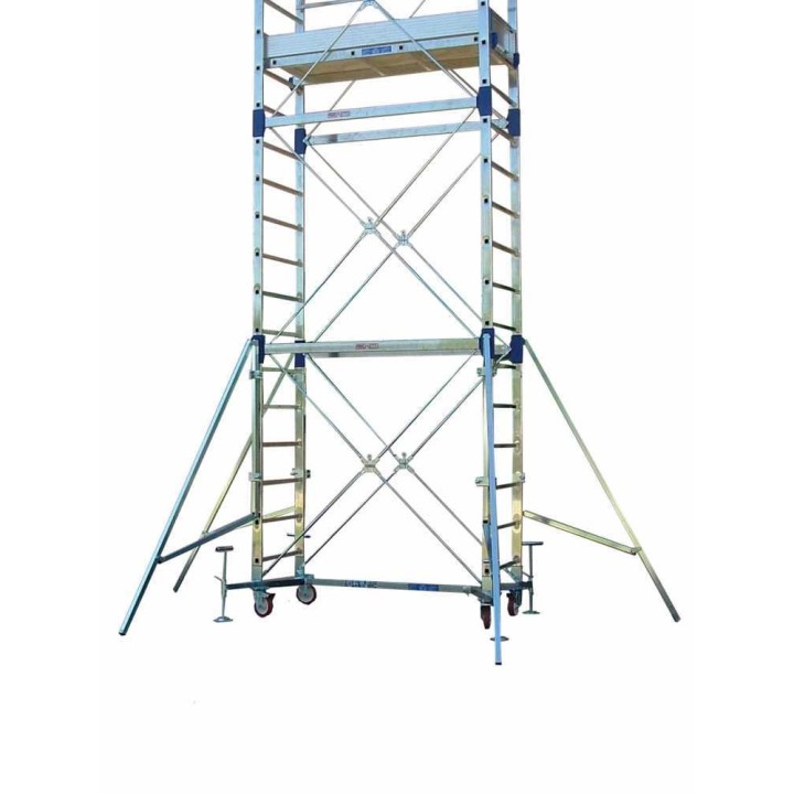 Marchetti ULYSSE siirrettävä alumiinityöteline, 75 × 180 cm, enintään 7,10 m