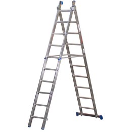Marchetti Azzurra A2 A210 jatkettava alumiinitikas 10 10 askelmaa 5 30 m