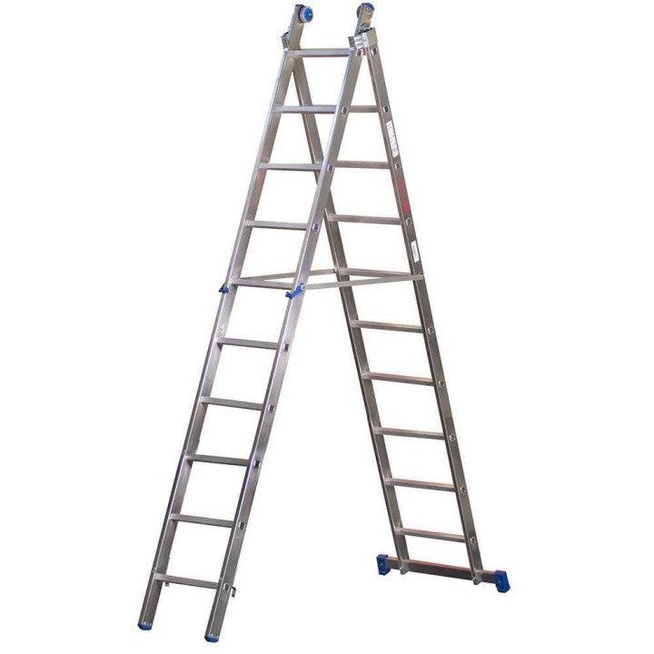 Marchetti Azzurra A2 A210 jatkettava alumiinitikas 10 10 askelmaa 5 30 m