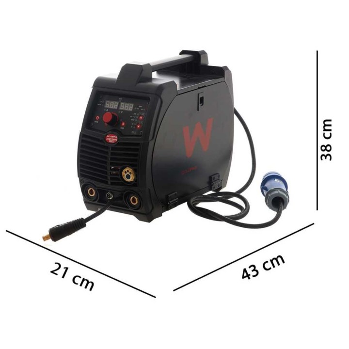 Awelco Smartmig 2200 monitoimihitsauskone, MIG/MAG, TIG LIFT ja MMA, 230 V