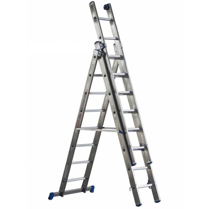Marchetti Azzurra A3 A308 jatkettava alumiinitikas, 8+8+8 askelmaa, 5,85 m