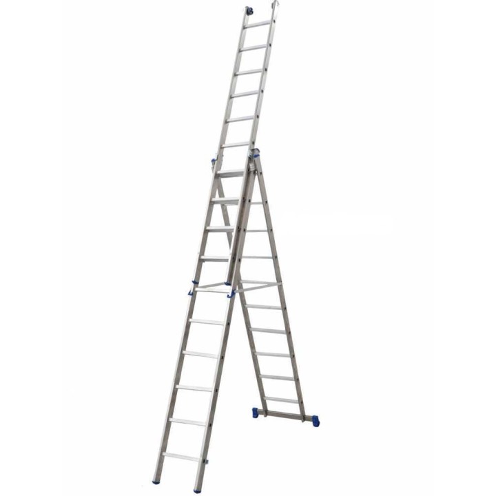 Marchetti Azzurra A3 A310 alumiinitikas, 3 × 10 askelmaa, 7,55 m, jatkettava
