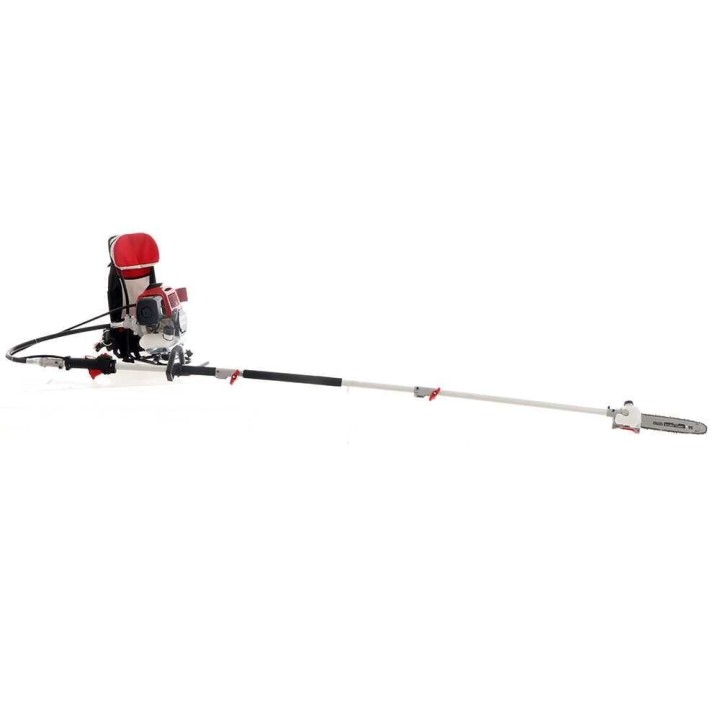 Attila ADG 45 KC-Z monitoiminen reppuraivuri, Kawasaki TJ 45 E, 45,4 cm³, 1,8 HP