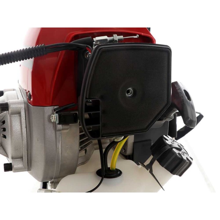 Attila ADG 45 KC-Z monitoiminen reppuraivuri, Kawasaki TJ 45 E, 45,4 cm³, 1,8 HP