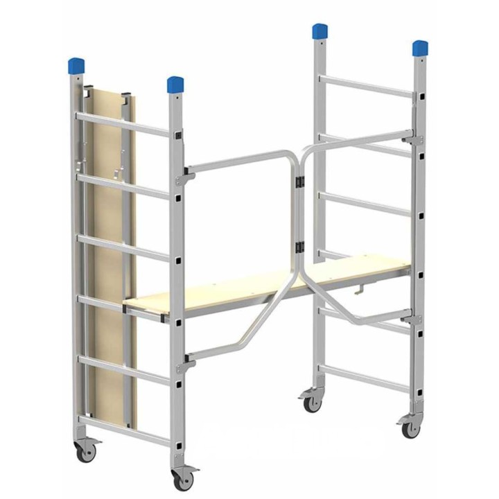 Marchetti DINAMICO kokoontaittuva alumiinityöteline, 2,80 m, 150 kg, sisäkäyttöön