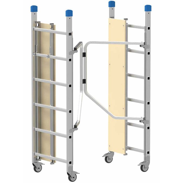 Marchetti DINAMICO kokoontaittuva alumiinityöteline, 2,80 m, 150 kg, sisäkäyttöön