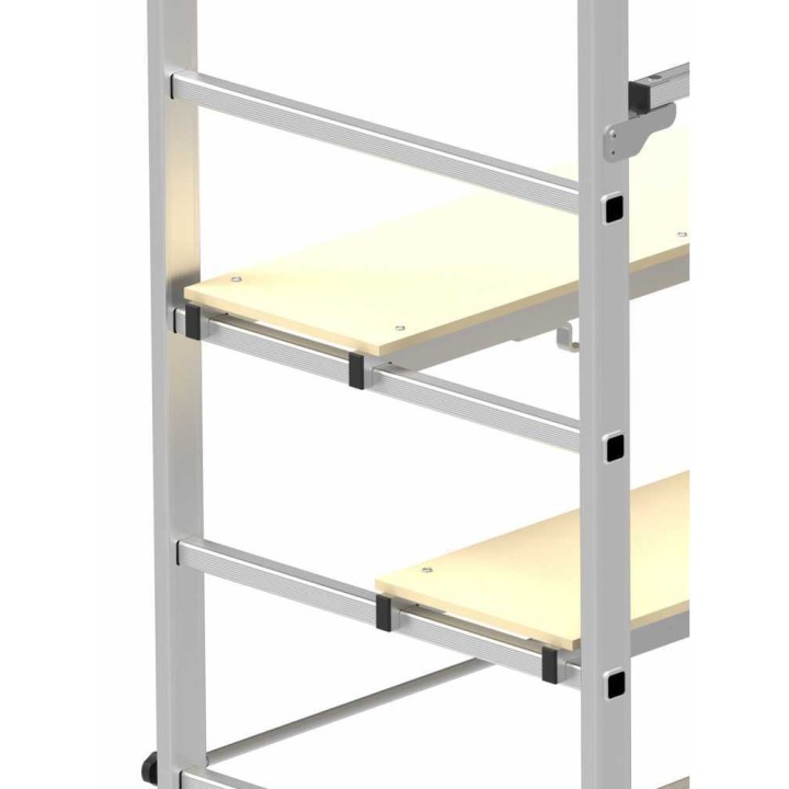 Marchetti DINAMICO kokoontaittuva alumiinityöteline, 2,80 m, 150 kg, sisäkäyttöön