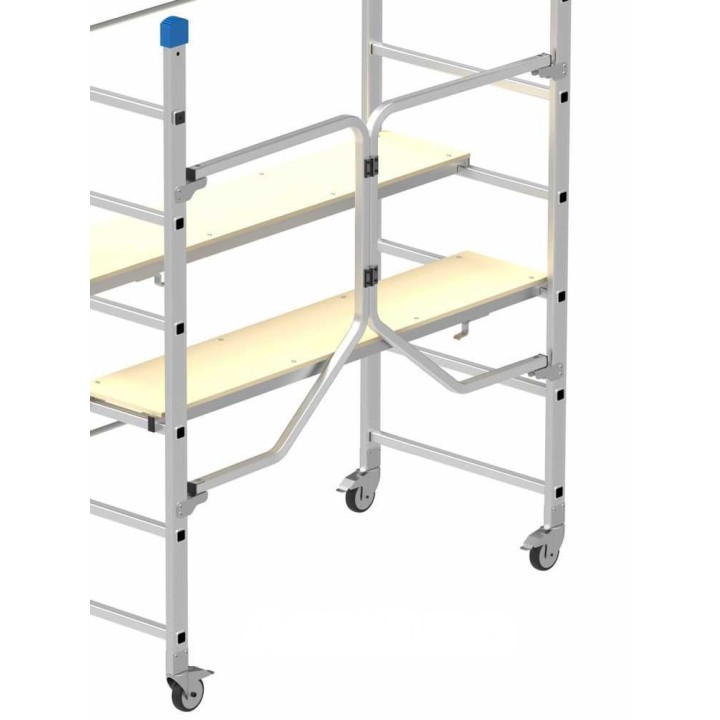 Marchetti DINAMICO kokoontaittuva alumiinityöteline, 2,80 m, 150 kg, sisäkäyttöön