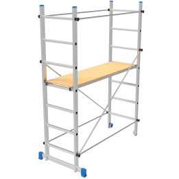 Marchetti Superminio kokoontaitettava alumiiniteline 300 cm 120 kg 2 pyörää