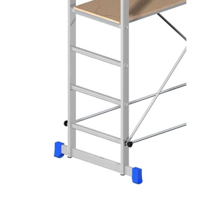 Marchetti Superminio kokoontaitettava alumiiniteline, 300 cm, 120 kg, 2 pyörää