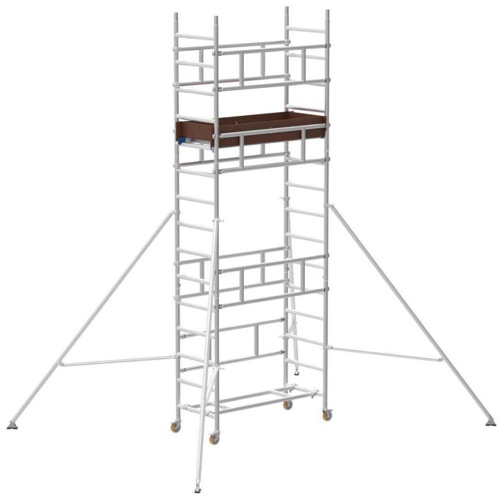 Marchetti SMART TOWER rakennusteline alumiini 75 166 cm enintään 516 cm