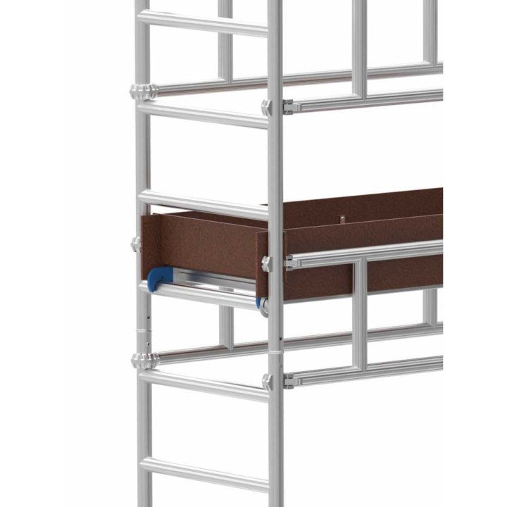 Marchetti SMART TOWER rakennusteline, alumiini, 75 × 166 cm, enintään 516 cm
