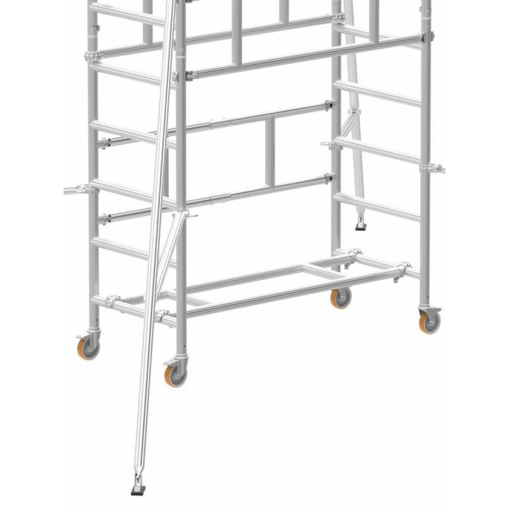 Marchetti SMART TOWER rakennusteline, alumiini, 75 × 166 cm, enintään 516 cm