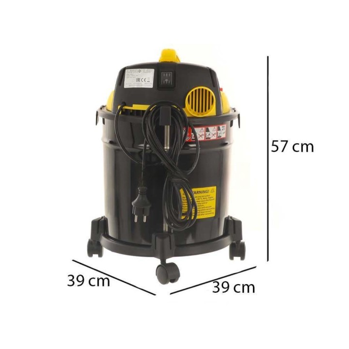 Lavor Freddy 4-in-1-tuhka- ja märkäimuri, 1 200 W, 20 l