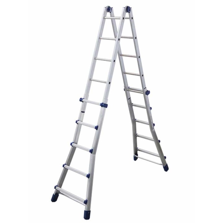 Facal Briko Blu BB/4 teleskooppitikas, 10 + 10 askelmaa, 5,12 m