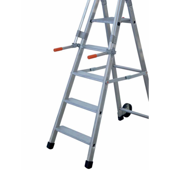 Facal Mayora QM-5 alumiinityöportaat, 5 askelmaa, 182 cm, 150 kg